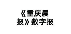 《重庆晨报》数字报