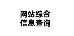 网站综合信息查询