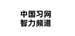 中国习网智力频道