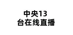 中央13台在线直播