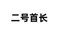 二号首长