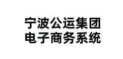 宁波公运集团电子商务系统