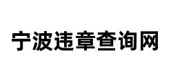 宁波违章查询网