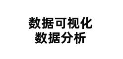 数据可视化 数据分析