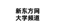 新东方网大学频道