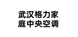 武汉格力家庭中央空调