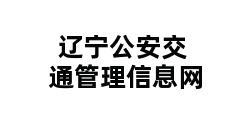 辽宁公安交通管理信息网