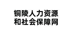 铜陵人力资源和社会保障网