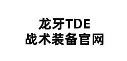 龙牙TDE战术装备官网