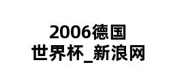 2006德国世界杯_新浪网