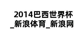 2014巴西世界杯_新浪体育_新浪网