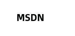 MSDN