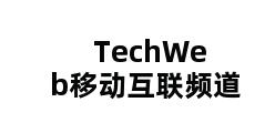 TechWeb移动互联频道