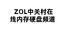 ZOL中关村在线内存硬盘频道 