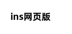 ins网页版